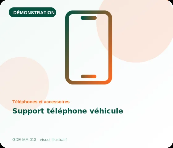 [Démo] Support téléphone véhicule