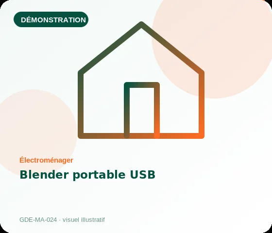 [Démo] Blender portable USB