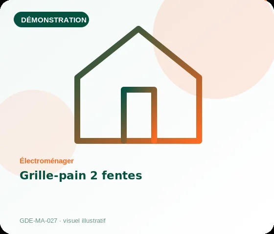 [Démo] Grille-pain 2 fentes
