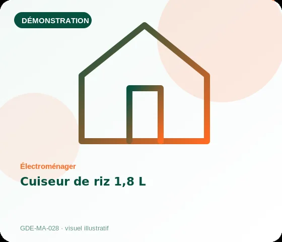 [Démo] Cuiseur de riz 1,8 L