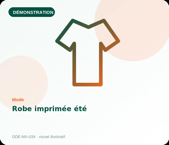 [Démo] Robe imprimée été