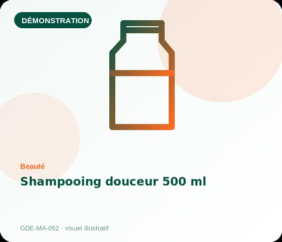 [Démo] Shampooing douceur 500 ml