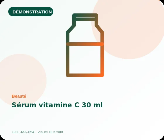 [Démo] Sérum vitamine C 30 ml