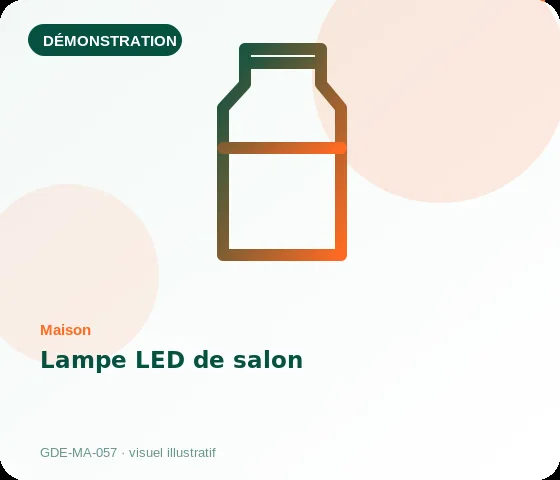 [Démo] Lampe LED de salon