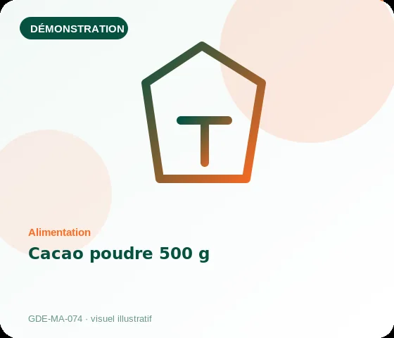 [Démo] Cacao poudre 500 g